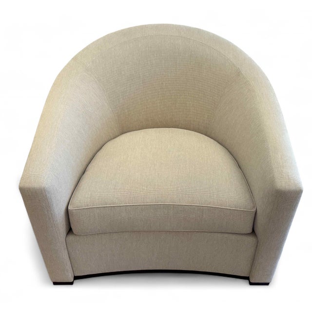 Holly Hunt Sevilla Swivel Lounge Chairs, a Pair For Sale - Image 10 of 17