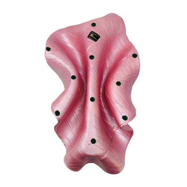 Large 15" Keith Fortley Signed Post-Modern Sculptural Flower Centerpiece – Pink & Opalescent White For Sale - Image 15 of 17