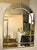 Wood 1970s Venetian Arch Shaped Beveled Glass Brass Wall Mirror Hollywood Regency For Sale - Image 7 of 14