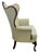 Vintage French Louis XV Style Carved Wood Wingback Bergère Chairs in Pale Green Damask – Pair For Sale - Image 9 of 12
