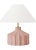 Transitional Kelly Wearstler by Visual Comfort Studio Veneto Medium Table Lamp, Dusty Rose For Sale - Image 3 of 3