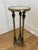 Vintage Brass and Marble Pedestal Table For Sale In Los Angeles - Image 6 of 6