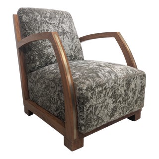 Art Deco Lounge Chair For Sale