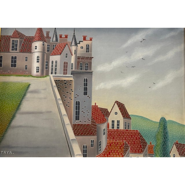 Foussa Itaya Realist City Scene For Sale In Palm Springs - Image 6 of 12