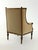 French Vintage French Louis XVI-Style Bergère Armchair in Camel Velvet For Sale - Image 3 of 12