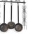 Circa 1820 Continental Hand-Forged Wrought Iron Archelle With Three Utensils For Sale - Image 4 of 11