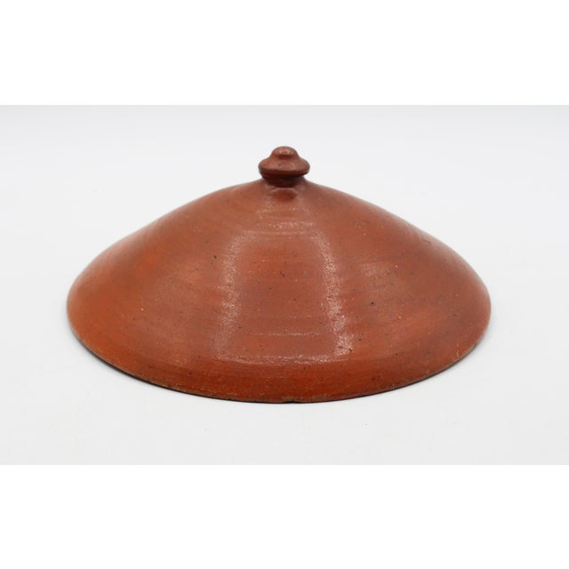 Circa 1930s American Ben Owen I Large Pottery Covered Bowl For Sale In Raleigh - Image 6 of 9