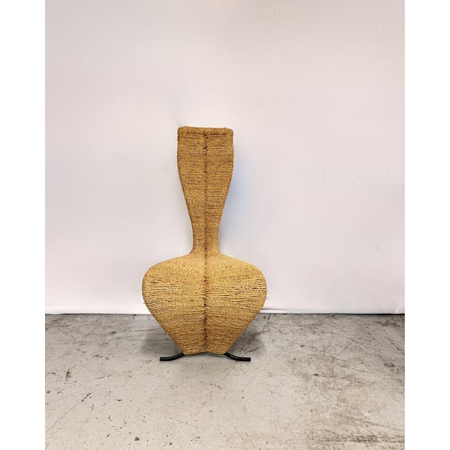 1980s Hourglass Rope Chair in the style of Tom Dixon, 1980s For Sale - Image 5 of 5