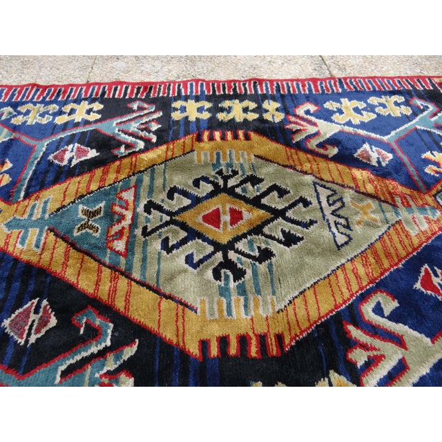 Handmade Rug from Izmir, 1980s For Sale - Image 4 of 13