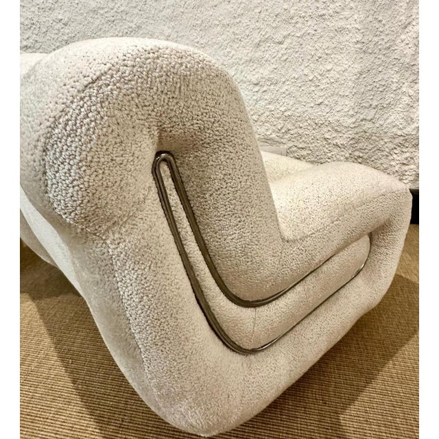 Ivory Lounge Chair by Adriano Piazzesi For Sale - Image 8 of 17