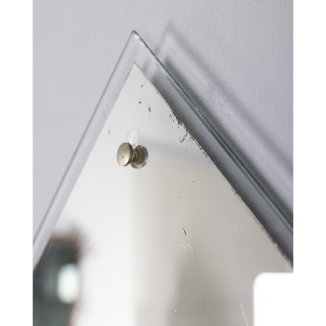 Glass Vintage Italian Drop-Shaped Wall Mirror, 1960s For Sale - Image 7 of 10