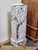 Restored marble pedestal made of Italian marble. The pedestal is restored in the workshop of an artistic stonemason. A...