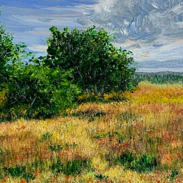 Contemporary "Spring Pathways" Original Impressionist Style Landscape Painting by Deb Bossert For Sale - Image 3 of 5