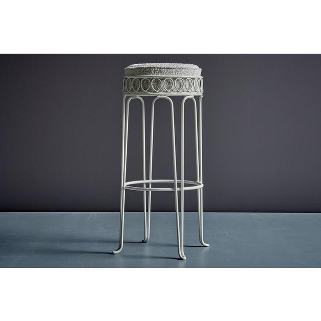 Bar Stools in the style of Mathieu Mategot, France, 1950s, Set of 6 For Sale - Image 3 of 12