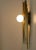 Large Pipe Organ Clear & Gold Brass Wall Light, 1970s For Sale - Image 4 of 5
