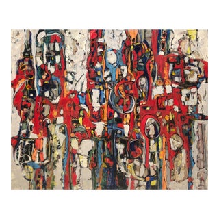 Obsession 31-Bold Abstract- 48"x60"x1.5" For Sale