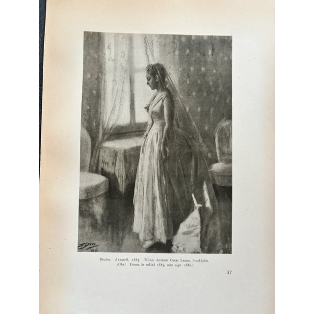 Impressionist Bride by Anders Zorn. Original Published Lithograph 1928. Sweden For Sale - Image 3 of 12