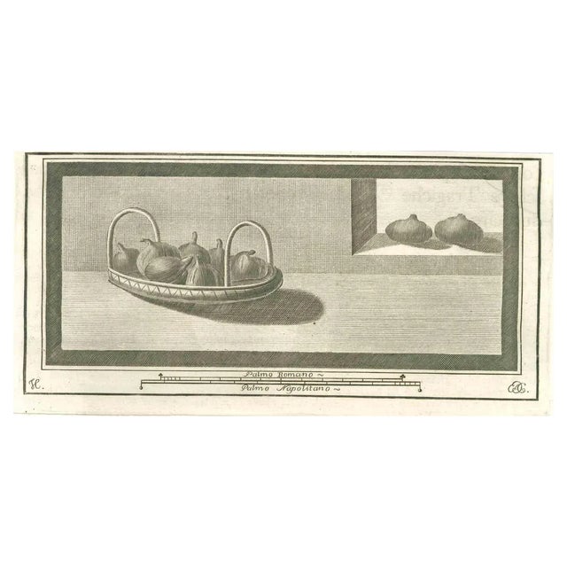 Various Artists, Still Life Fresco, Etching, 18th Century For Sale
