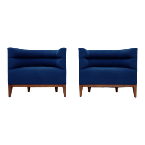 Barbara Barry for Hbf Club Chairs - a Pair