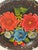 Mid 20th Century Mid 20th Century Vintage Floral Mexican Batea Wooden Tray Bowl For Sale - Image 5 of 9