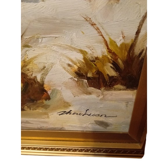 Impressionist 1980s Thow Luen Beautiful Large Orignal Painting For Sale - Image 3 of 6