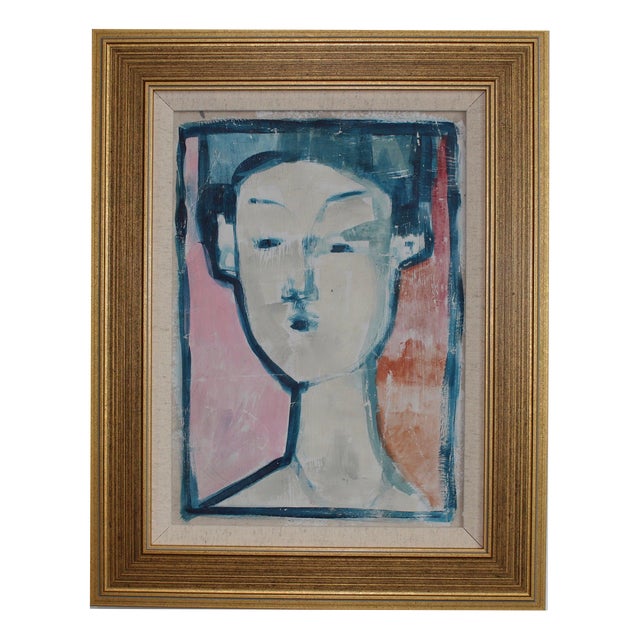 Florentine School Artist, Hidden Portraits XXV, 1990s, Acrylic on Board, Framed For Sale