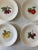 Sweet set of 4 vintage Seltmann Weiden dessert plates with fruit theme made in Bavaria/Western Germany. Plates have hand...