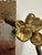 Michael Aram Sign Gold Plated Orchid Flowers Hammered Silver Tone Shine Serving Tray 17"x 7" For Sale - Image 11 of 18