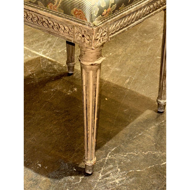 French 19th C. French Louis XVI Stool For Sale - Image 3 of 5