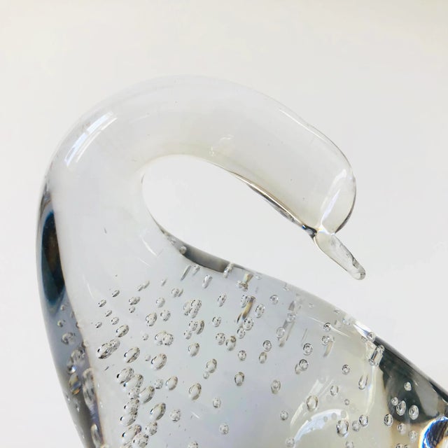 Contemporary Art Glass Swan by Irice For Sale - Image 3 of 8