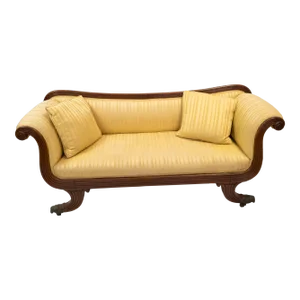 19th Century English or American Duncan Phyfe Style Federal Sofa
