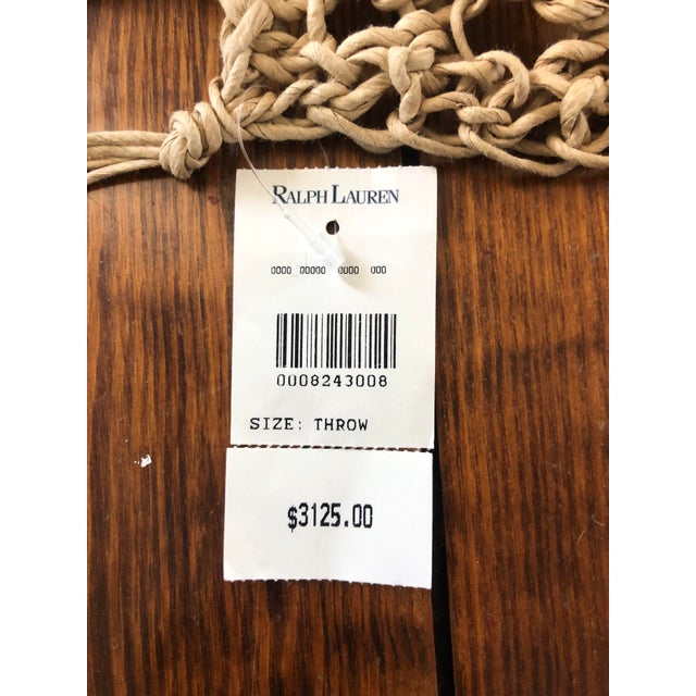 Contemporary Contemporary Ralph Lauren Woven Throw Blanket For Sale - Image 3 of 4