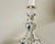 Vintage Porcelain Set Gilded Vase and Candlestick from Meissen, Germany, 1950, Set of 2 For Sale - Image 6 of 9