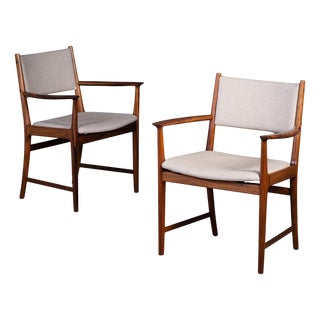Rosewood Armchairs attributed to Kai Lyngfelt Larsen for Søren Willadsen, 1960s, Set of 2 For Sale