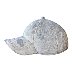 Vintage Trompe Loeil Plaster Ball Cap Hat Sculpture