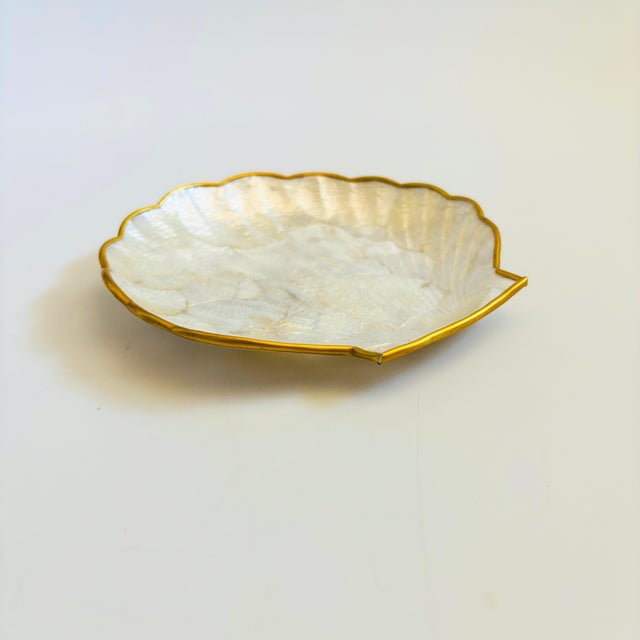 Vintage Capiz Shell Tray For Sale - Image 4 of 10