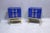 These beautiful bedside tables are handmade in Italy. They have a blue Murano glass top and drawers, hand-blown by skilled...