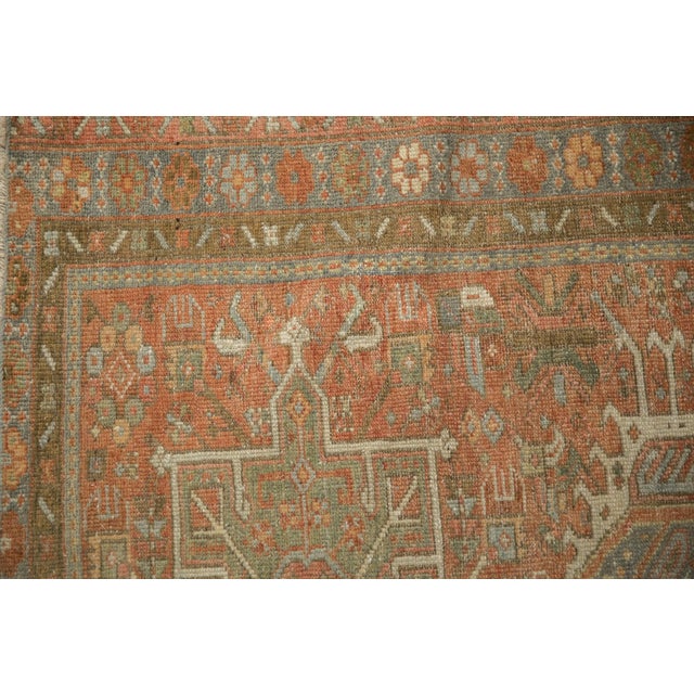 Old New House Vintage Distressed Karaja Square Rug - 3'5" x 4' For Sale - Image 4 of 9