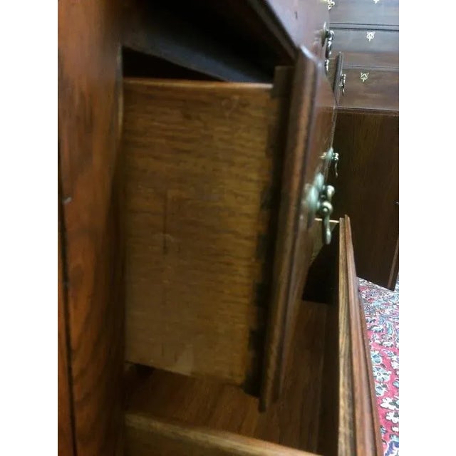 Item: Vintage Lexington Oak Dresser with Detachable mirror. Age & Condition; Circa 1990. Good vintage condition, might...