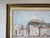 Wood 1968 Franco Scuderi Italian Mediterranean Coastal Cityscape Landscape Oil on Plywood Painting, Signed & Framed For Sale - Image 7 of 16
