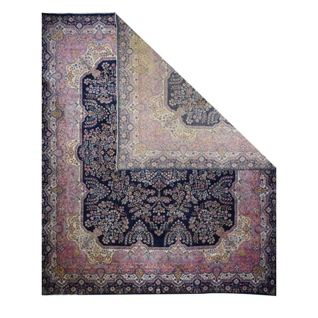 Vintage Persian Rug 11'9'' X 14'4'' For Sale - Image 4 of 5