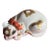 Large 13.25" Japanese Kutani Porcelain Figure of a Sleeping Cat For Sale