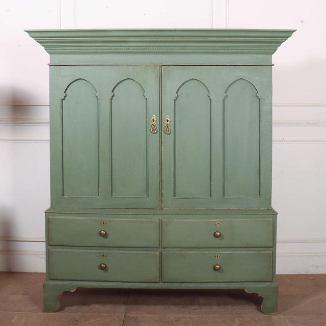 Scottish Gothic Linen Cupboard For Sale - Image 11 of 11
