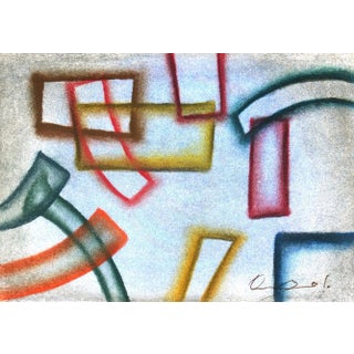 Oscar Arturo, Equilibrio - Colored Shapes Abstract For Sale
