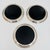 Vintage Lenox Pewter and Black Lucite 7.5" Diameter Tray For Sale - Image 9 of 9