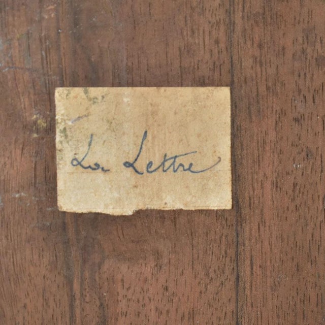 Henri-Charles Angéniol, Young Woman Reading, Oil on Wood, 20th Century, Framed For Sale - Image 7 of 9