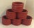 Vintage Red Wooden Napkin Rings - Set of 6 For Sale In Dallas - Image 6 of 6