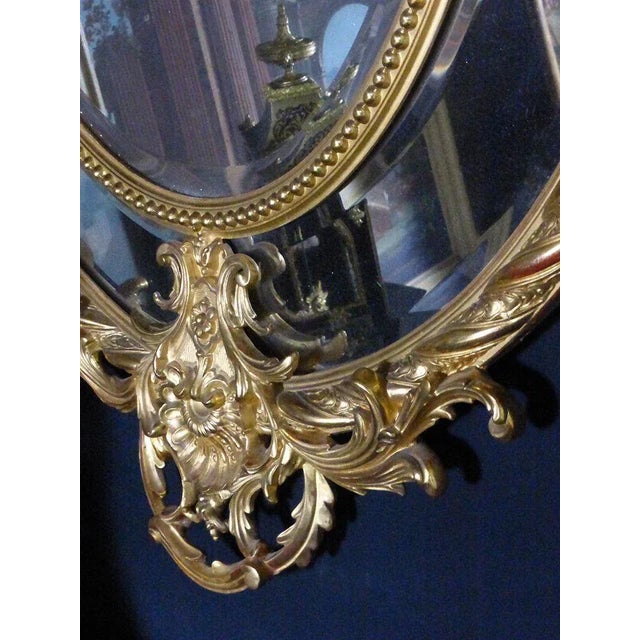 Large Antique Napoleon III Mirror with Reserves For Sale - Image 11 of 13