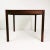 Coffee table, origin Denmark, 1960s, characterized by a nice finish, form enclosed in a square. Made: rosewood legs,...
