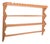Goldenrod Rustic Portuguese Yellow Wooden Plate Rack, 1950 For Sale - Image 8 of 8
